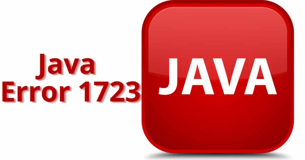 The Featured Image Of Fix Java Error 1723 on Windows