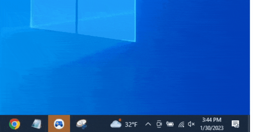 How to Run Windows defender quick scan on the taskbar