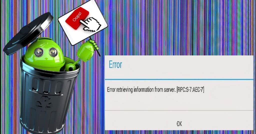 Google Play error variation: Error Rpc S-7 Aec-7