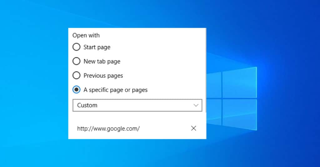 Microsoft Edge Function Open With
