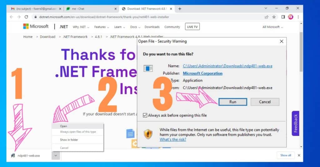 How to update NET Framework update