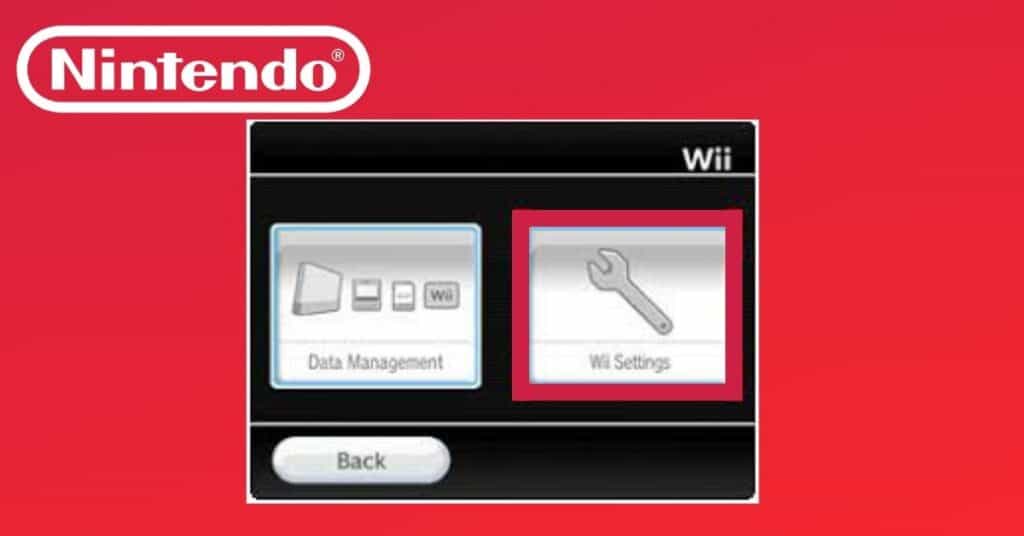 How to open Wii settings